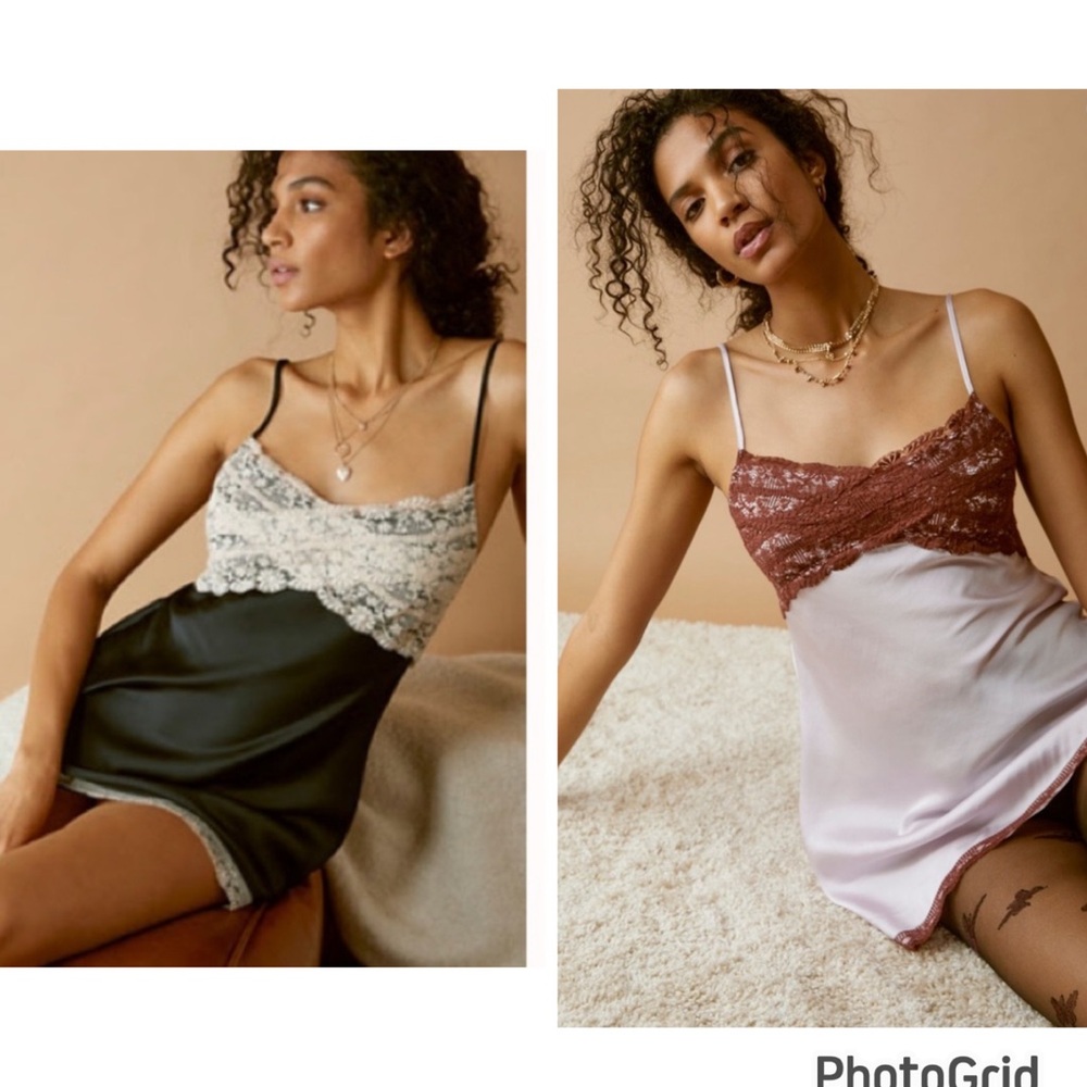 ISO IN SEARCH OF! Free People Right Place Mini Slip Dress FP